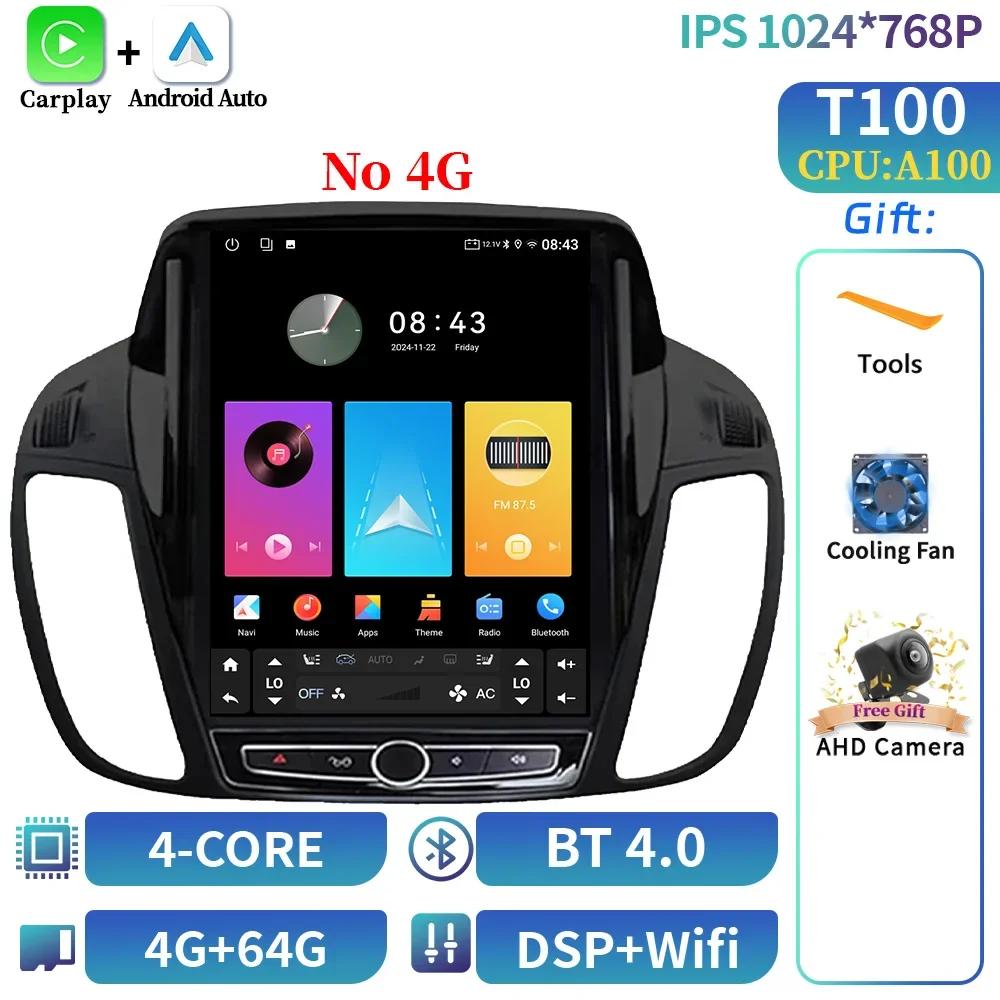 9.7inch Android 14 Multimedia For Ford KUGA C-max Escape 2013-2015 Autoradio  Radio QLED Player Navigazione Carplay Screen GPS