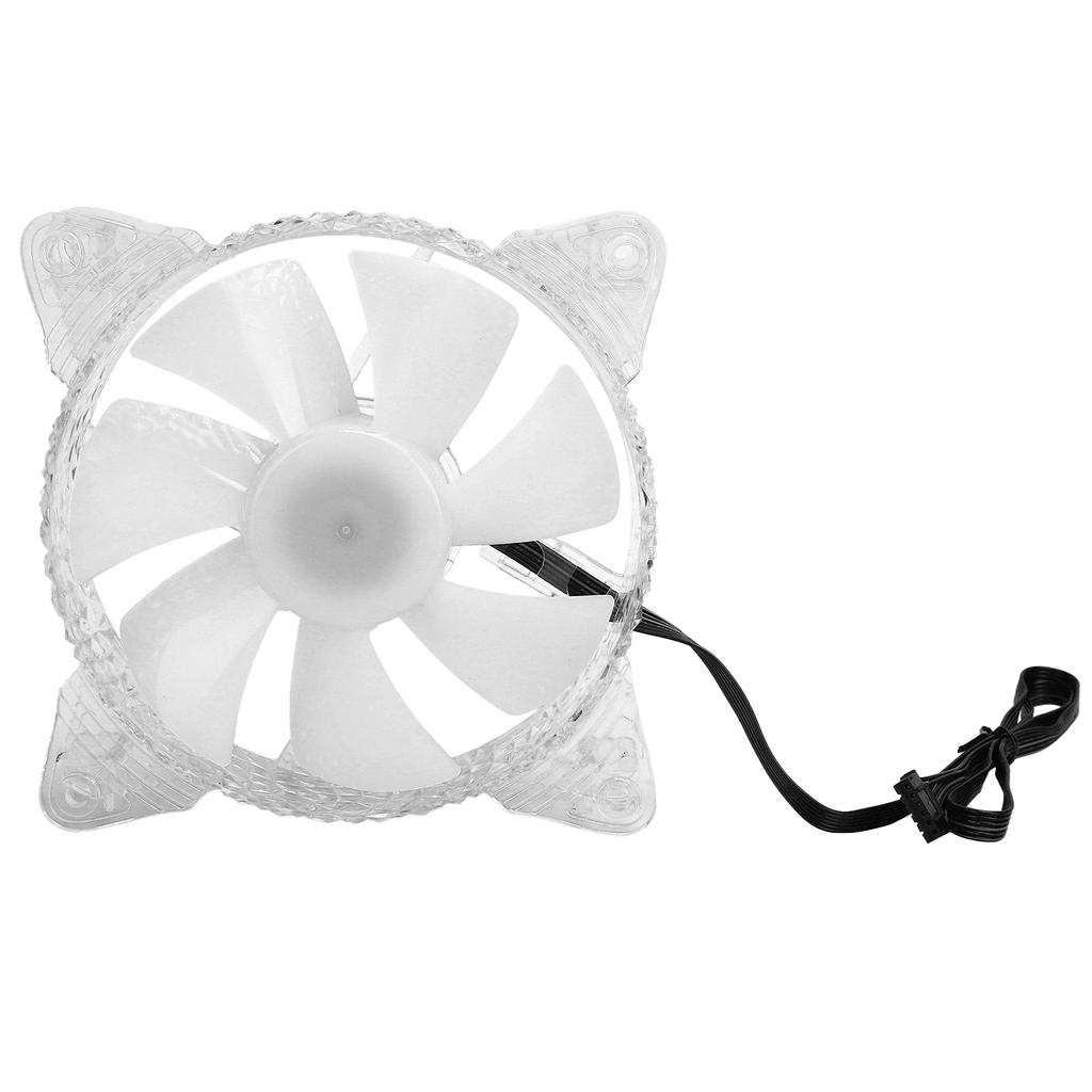 RGB MultiColor CPU Cooling Fan Computer Case Cooler Fan Ventilator 12V DC 6PIN(RGB Round Frame )