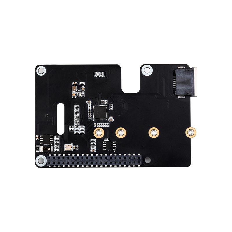 Raspberry Pi 5th Gen M.2 PCIe to Gigabit Ethernet HAT+ Board, 5Gbps Speed, Driver-Free SSD Boot