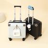 18-inch Wear-Resistant Carry-On Suitcase with Combination Lock – 2025