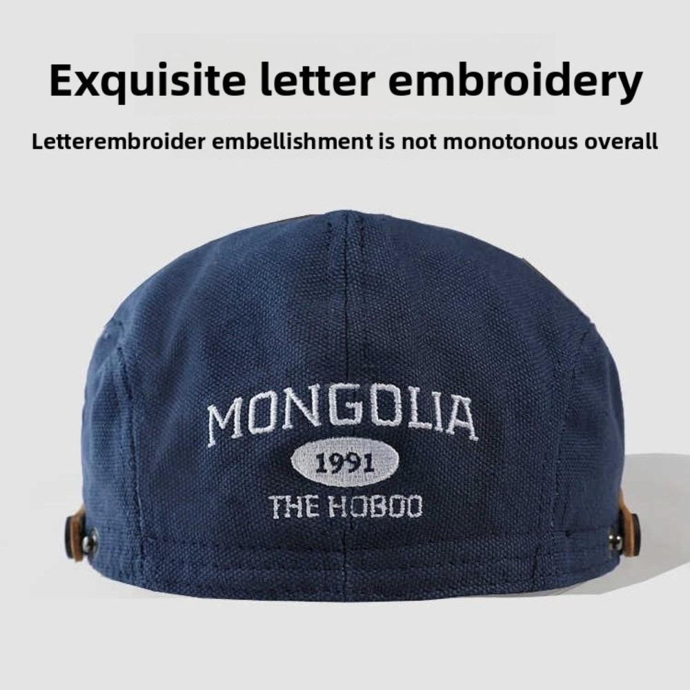 Adjustable Forward Hat Flat Newsboy Cap Fashion Painter Cap  Women