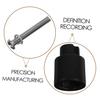 EXAOMBLE Bracket Extension Rod Rearview Mirror Accessories Rearview Mirror Mounting Kit Dash Accessories Motorcycle Rearview Mirror Holder Metal Black