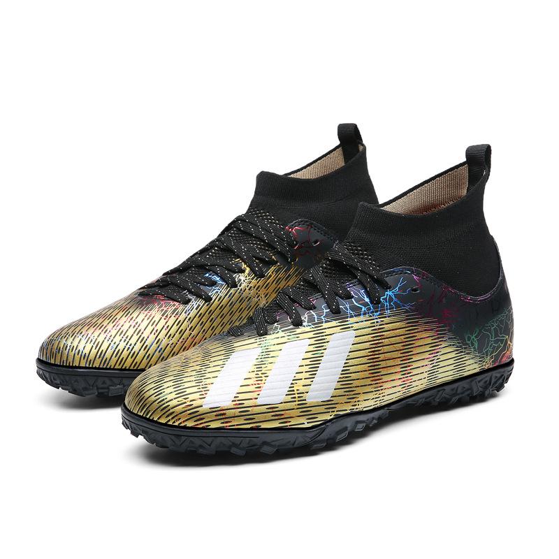 

Overseas popular male and female teenagers high-top outdoor sports breathable football shoes competition training spot 2025 30