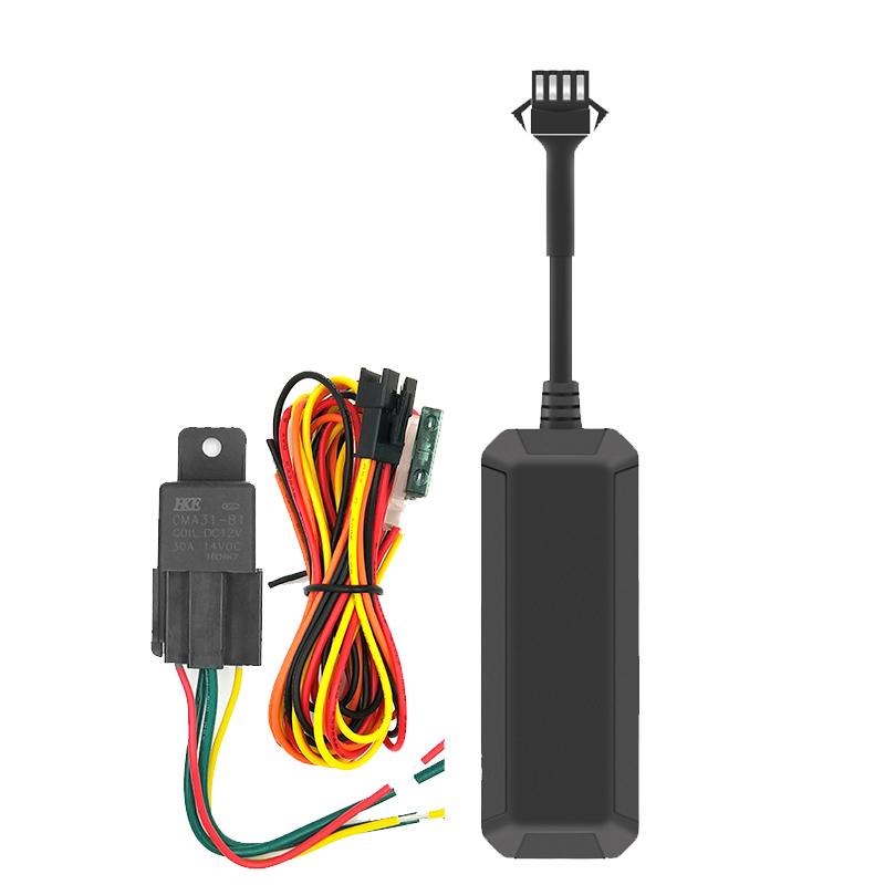 2G CJ780 4PIN Relay GPS Tracker Car Motorcycle ACC status Tow away Power off SMS alarm shock move call Cut oil Locator Free APP