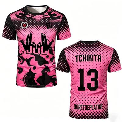Summer Woman Unisex Style's 90 Minutes MM9 JUL Football T-shirt Outdoor Sports Quick-drying Fitness Training Jersey Short Sleeve Unisex Style