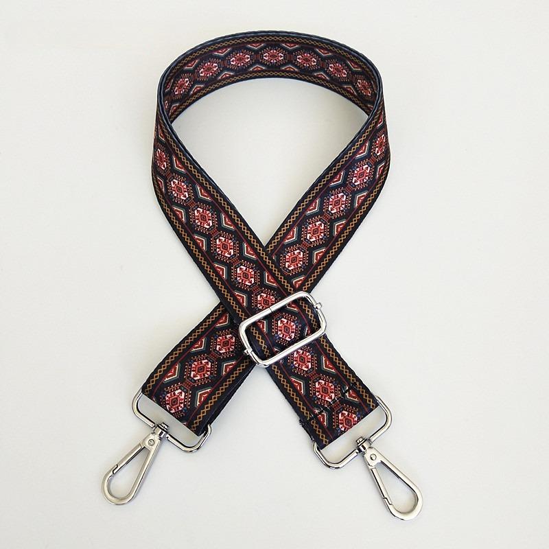 New Ethnic Style Series Women's Bag Shoulder Strap Accessories Adjustable Wide Shoulder Strap Color Bag Versatile Webbing
