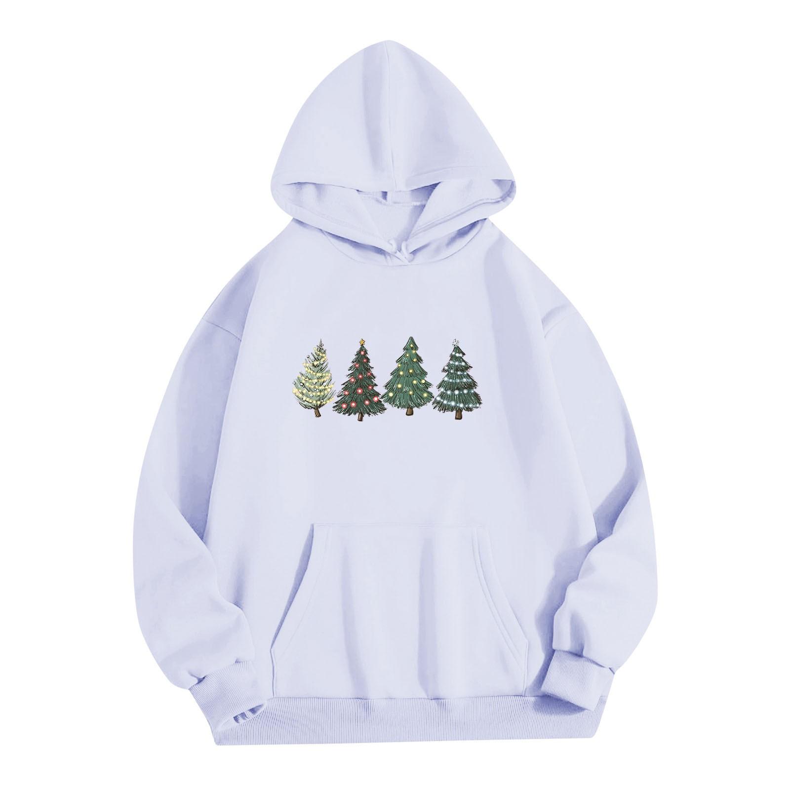 Женская однотонная толстовка с капюшоном и длинным рукавом с принтом XXXL — фото 6