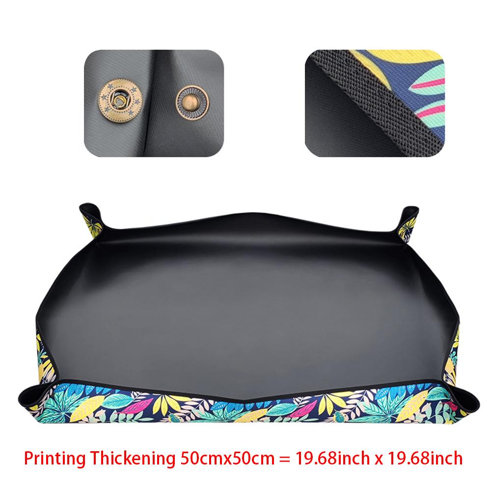 

Printed Oxford Floor Mat Replacement Soil Mat Plush Replacement Pot Planting Mixing Soil Anti Dirt Mat Horticultural Pad