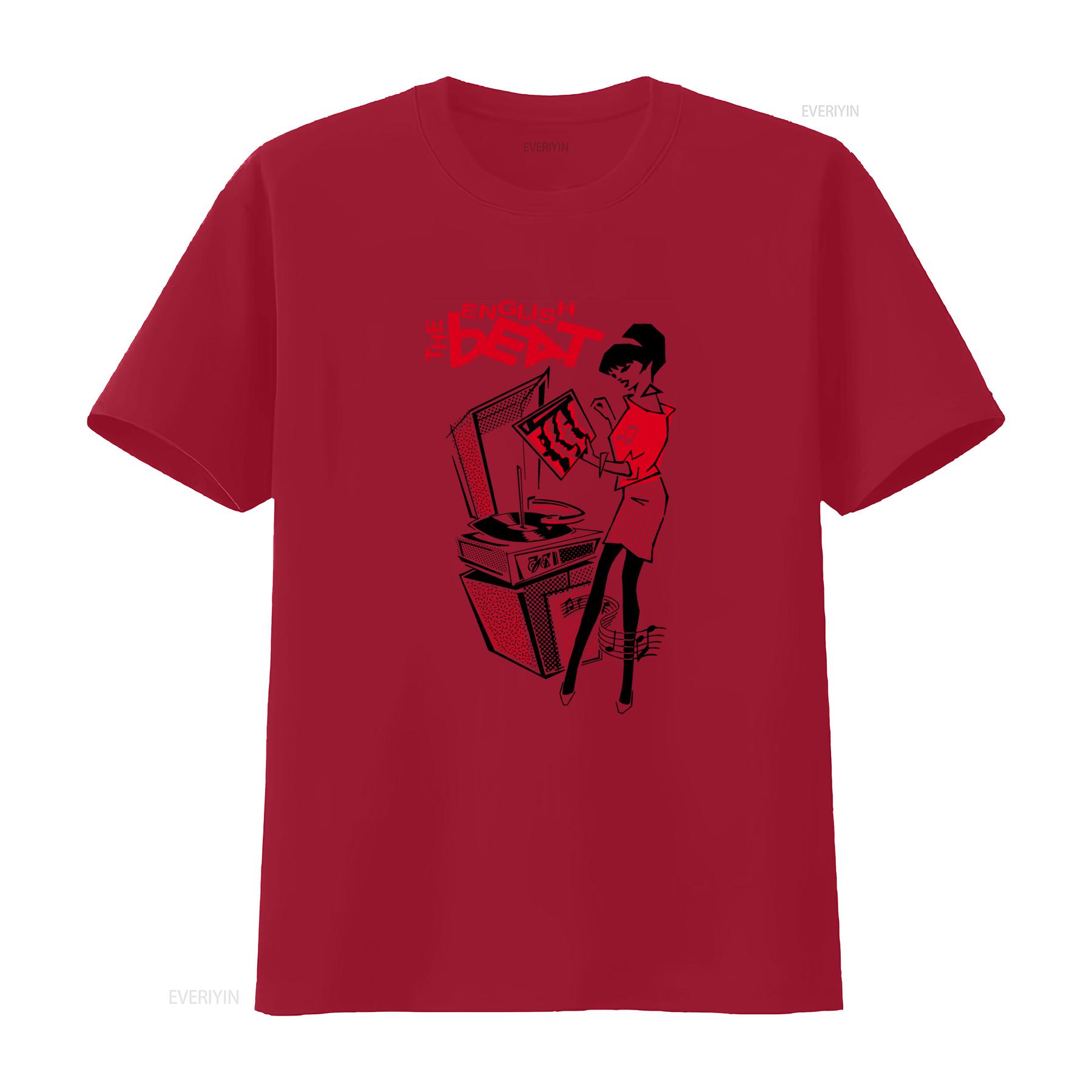 

The English Beat Rude Girl 2 Tone Ska Cool T Shirt for Music Lovers P69 vintage Washed Soft Top For Everyday Wear graphic S