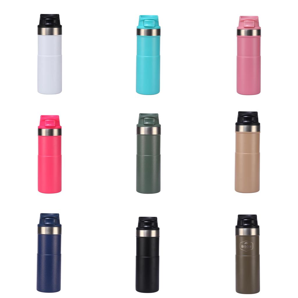 304 Stainless Steel Travel Mug With Leakproof For Outdoor Hiking And Cycling