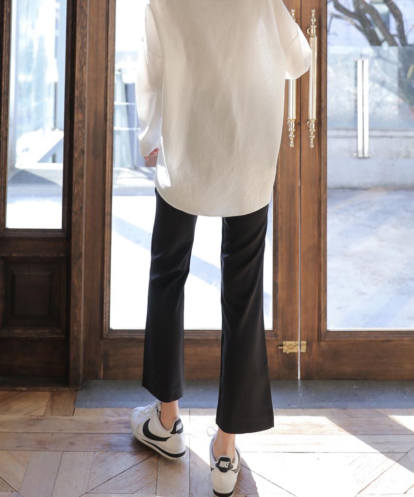 Ppaeppae High Bootcut Slacks