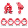 Mini Octopus Shaped Male Chastity Cage Equipped with 4‑Size Locking Rings Elastic Belt Anti Slip SM Sissy Birdcage Lock Alutdtoy