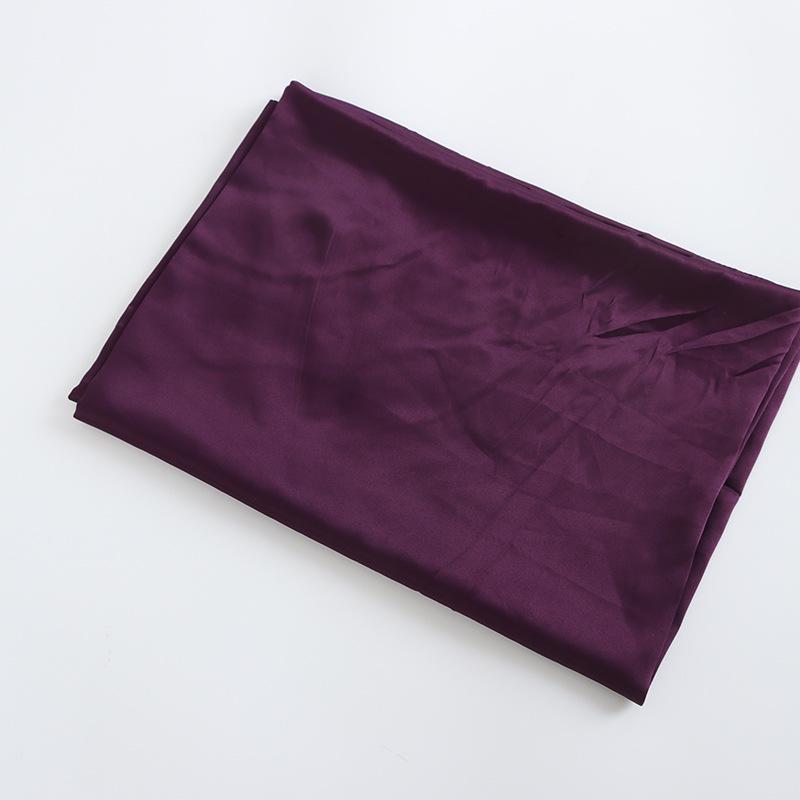 Middle Eastern Women's Sun Protection Imitation Silk Satin Headscarf