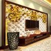 3D Wallpaper European Style Soft Flower Package Wall Mural Luxury Living Room Sofa TV Background Wallpaper Decor