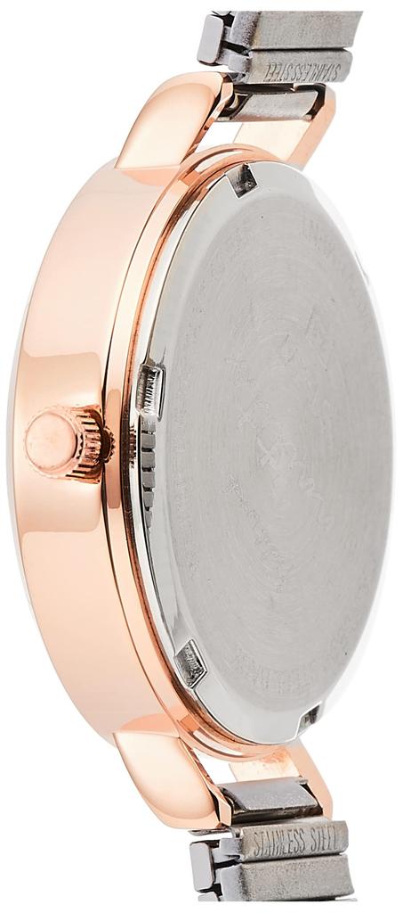 [Fieldwork] Analog Purja Waterproof Bellows Metal Band Pink Gold ST277-4 Women's Blue