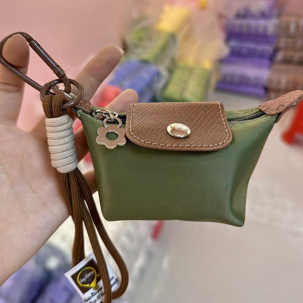 Mini dumpling bag female nylon waterproof and lightweight 5 new contrasting color change bag earphone lipstick key small hanging bag