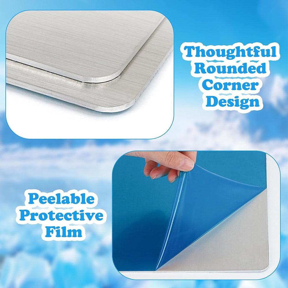 4Pcs 12 X 8Cm Cooling Mat For Small Pets, Rabbit, Guinea Pig, Hamster