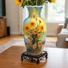 Artistic 3D Puzzle Vase Waterproof Flower Vase Jigsaw Home Decoration Vase  Housewarming Gift
