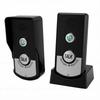 Wireless Doorbell Rechargeable Battery Operated 3280.8ft Range 2 Way Voice Intercom Doorbell for Home Hospital Black