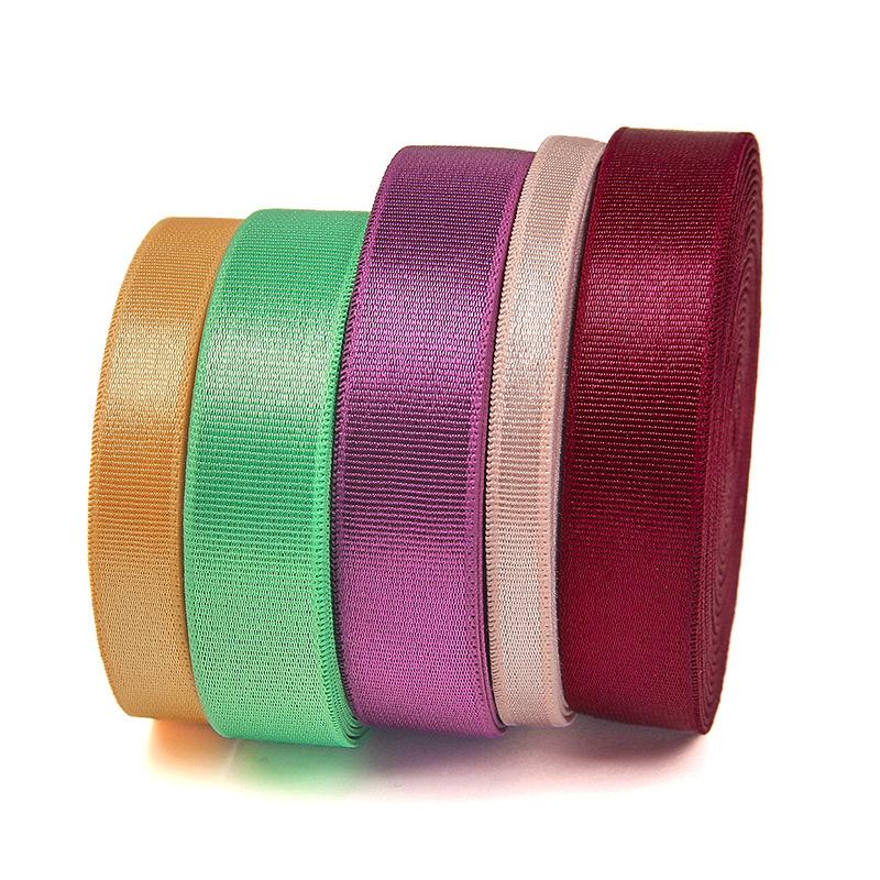 Adjustable Black & White Elastic Bra Strap (0.6-2cm Wide) for Smooth Support