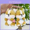 Adorable Corgi Dog Plush Keychain Bag Cute Cartoon Stuffed Animal Gift For Kids