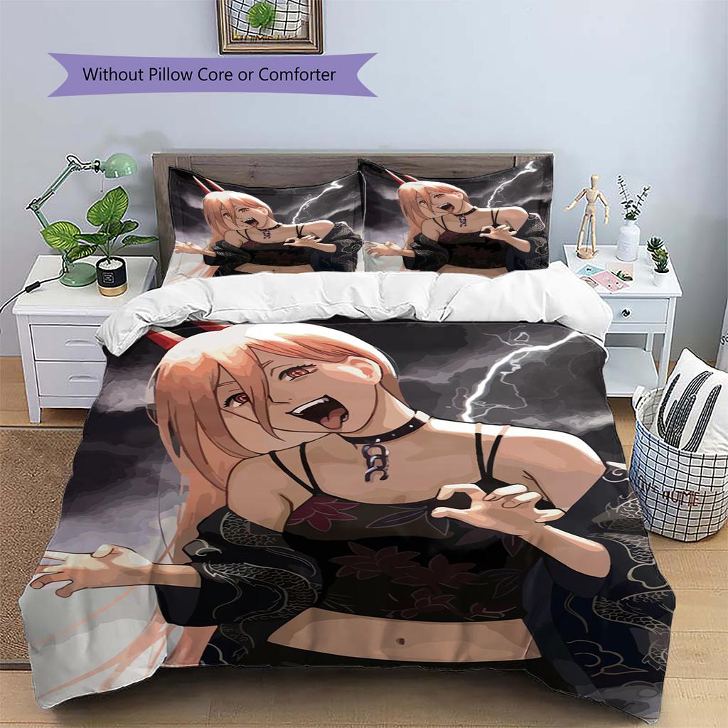 Set Copripiumino Trapuntato con Fantasia Cartone Animato Federa Decorazione per la Casa Regalo di Compleanno (1 * copripiumino + 2 * federa, senza nucleo)