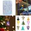 Beautiful Christmas Tree Mold DIY Craft Holiday Decoration Holographic Tree Mold