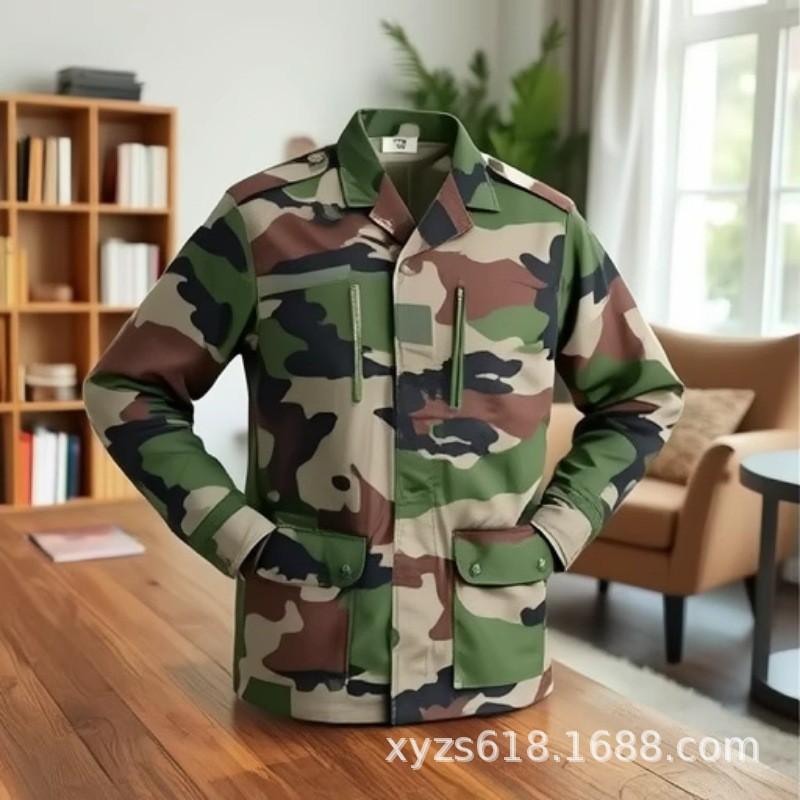 French Army F1 Camo Tactical Jacket Hiking Camping Outdoor Sports