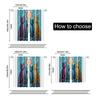 Set Of 2 Filtering Curtains Excluding Rods Non Movable Without Batteries Style Sun Moon Cats Use Bohemian Made Polyester