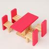 1:12 Model Bedroom Living Room Furniture Wooden Closet Bed Table Micro Landscape Dollhouse Decor Ball Joint Dolls Accs