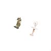 Nordic Knight And Ballerina Figurine Abstract Sculpture for Desk Cabinet Office Table Centerpiece