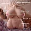 Half Body 14KG Sex Doll Female Sexy Trunk Real 3D Vaginal Anal Dual Channel Love Doll Soft Breasts Ass Male Masturbation Sex Toy