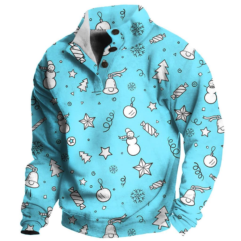 İlkbahar ve Sonbahar Erkek Ayakta Yaka Kazak Açık Hava Rahat Kazak Üstleri