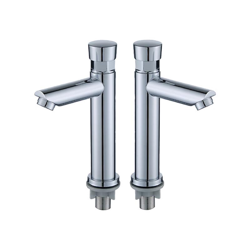 GongYue Stainless Steel Press-Type Basin Faucet