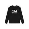Casual Loose Logo Knit Pullover Long Sleeve Sweatshirt Men Sweatshirt Black F51M249215FBK