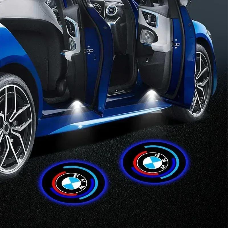 -LED Car Door  Projector Emblem Welcome Light For BMW E90 E91 E92 E60 E61 F11 F10 F07 E63 E64 F12 F13 F30 E87 F20 Accessorie