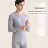 Yiershuang Men's 100% Cotton Long Sleeve Thermal Undershirt