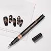 3color DIY Manicure Chrome Mirror Markers,0.7mm Nib Metal Pen Doodle Cards,Posters,Rock Mugs,Ceramic,Glass,Plating Pen 1 Pcs