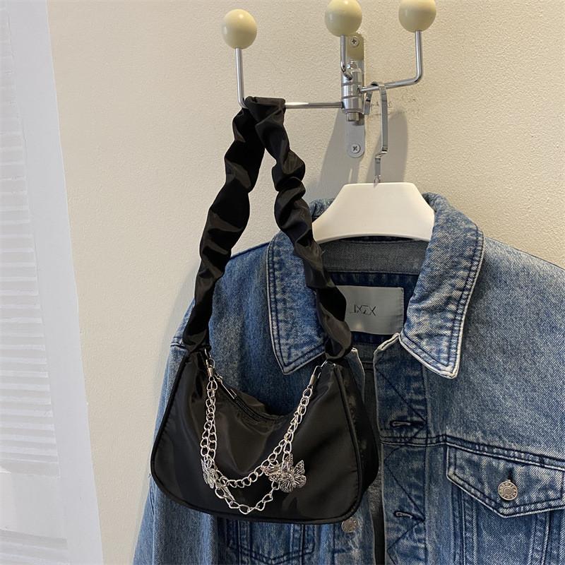 Stylish Urban Chic Pu Leather Handbag For Women With Zipper Closure And Butterfly Design