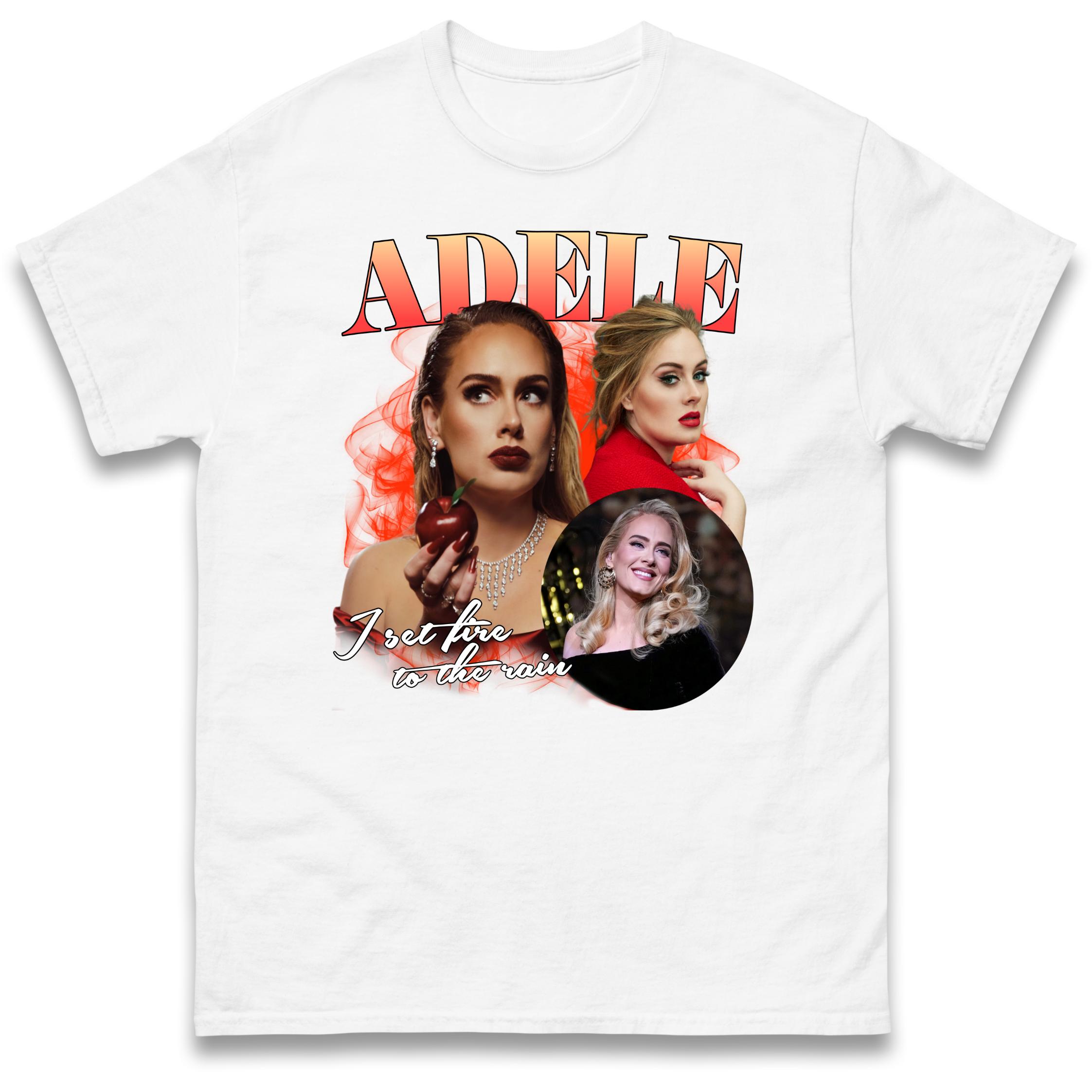 Adele Bootleg Mens T Shirt Womens Tops Tees 4XL
