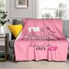 1pc Fashion Fabulous Glamorous Barbie Girl Cartoon Blanket,Portable Throw for Travel & Camping, All Season Cozy Blanket,Ideal Gift