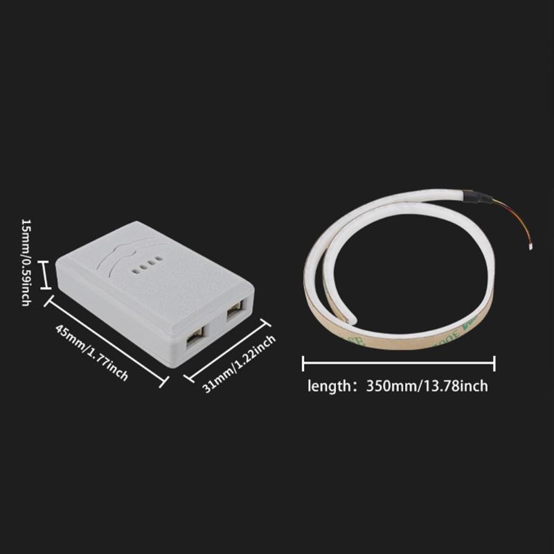LED Light Strips for Avata 2 Drones Night Flight Warning Light Strips DIY Light Emitting Strips Bluetooth-compatible