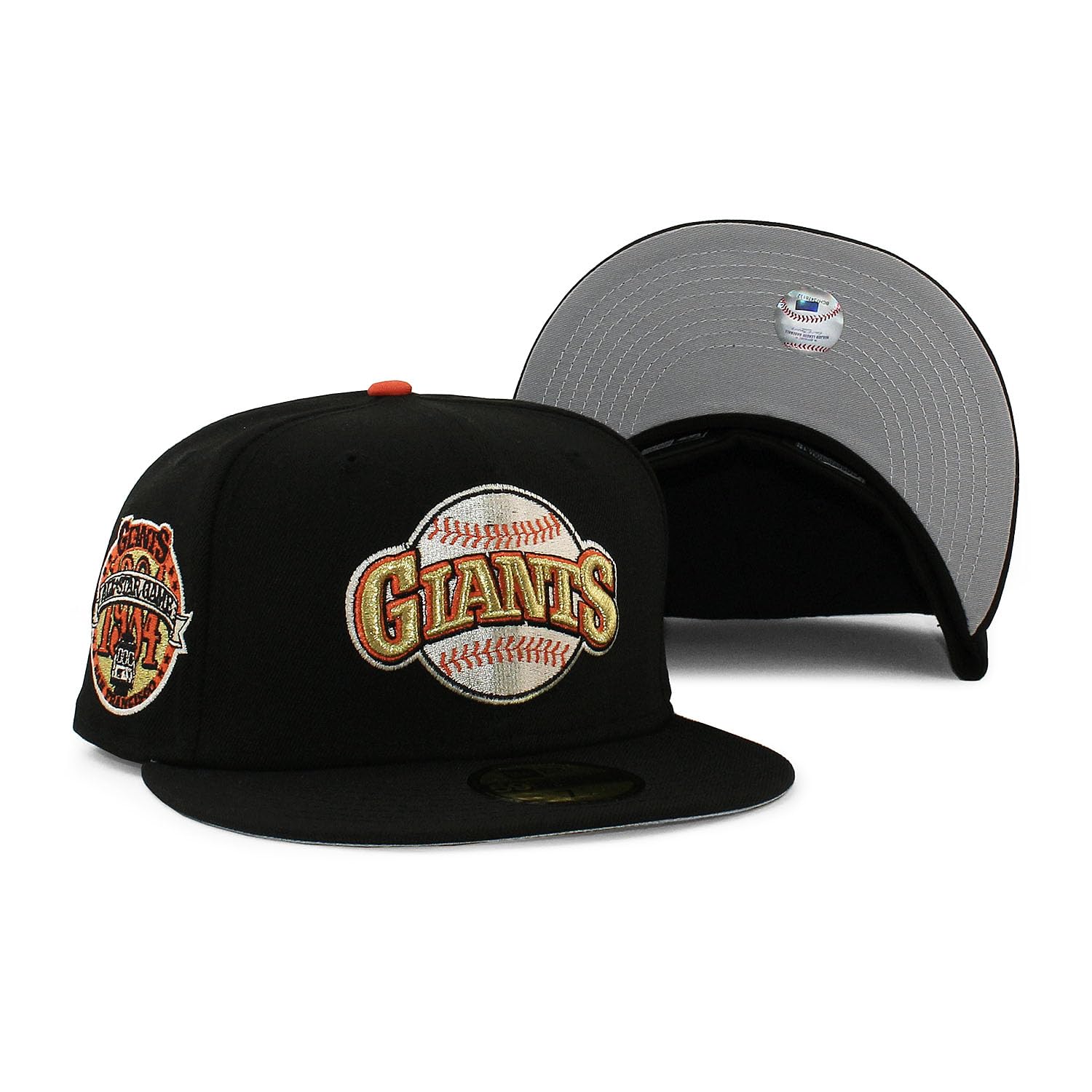 

[New Era] Кепка 59FIFTY San Francisco Giants MLB 1984 ALL STAR СЕРАЯ ПОДОШВА КЕПКА С ПОДГОНКОЙ ЧЕРНАЯ SAN FRANCISCO GIANTS 5950 Цвет шляпы Подошва Высшая лига Размер