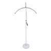 50W 19in LED Floor Light 3000K‑6000K Half Moon Shaped 5 Brightness Eyelash Beauty Lamp White