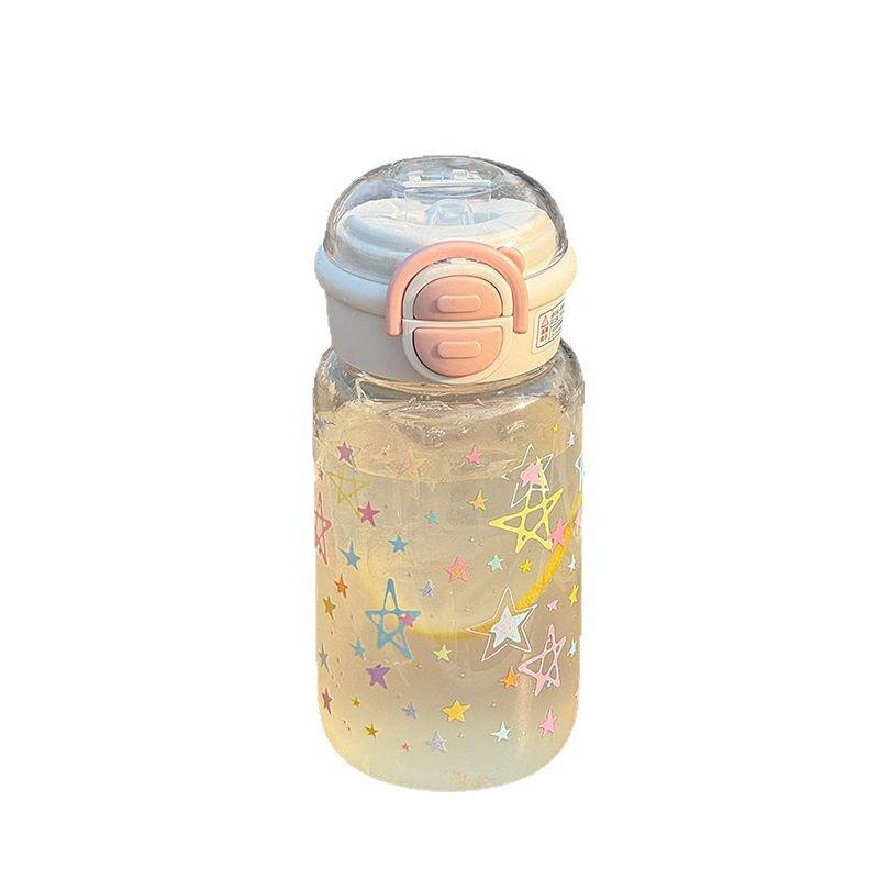 2026 Stylish Double Wall Water Cup for Girls with Straw - Portable Summer Design