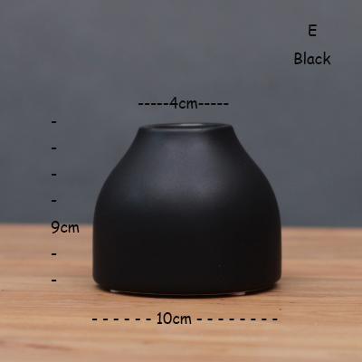 

Chinese Classic Arts And Crafts Black And White Ceramic Flower Vase Porcelain Tabletop Flowerpot Home Decorative Accessory