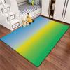 Dopamine Gradient Color Large  Carpet Non Slip Soft Cartoon Kids Bedroom Living Room Floor Mat Home Decor Children's Play Carpet