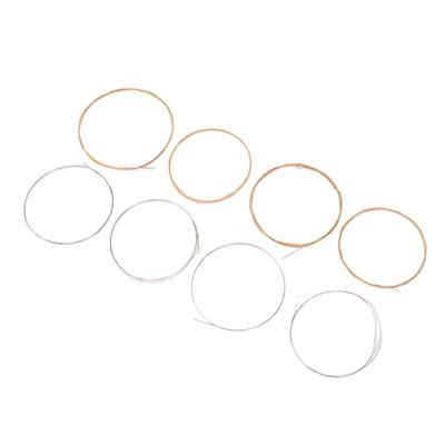 8 Pcs Mandolin String Phosphor Bronze Stable Timbre 8 String Mandolin Strings for Replacement