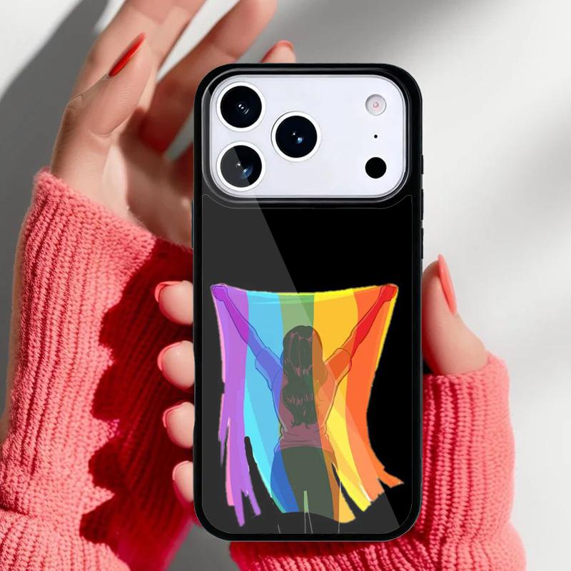 LGBT Gay Pride Lesbian Phone Case for iPhone 17 16 15 14 13 Pro Max Back Cover for 12 11 Pro Coque