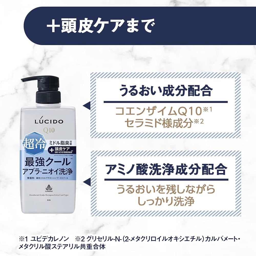 LUCIDO Skincare Scalp Deo Shampoo EX Cool Type 450ml